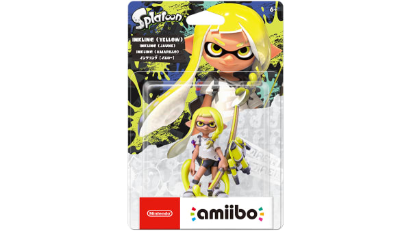 激安 - amiibo Inkling Yellow Splatoon Nintendo Site Official 